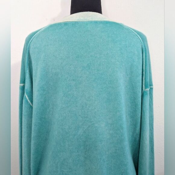 J. Crew Cashmere Preppy Academia Mermaid Fairy Cozy Coastal Capsule Cardigan XXL - Picture 6 of 9